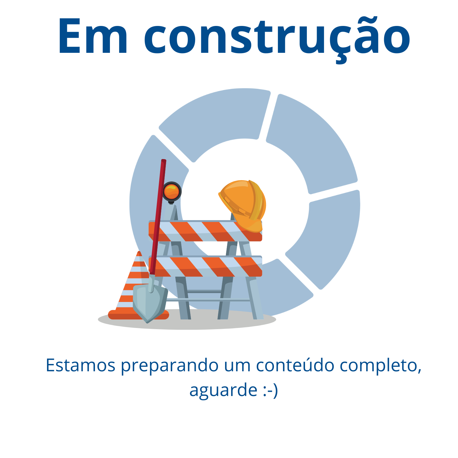 Seção de conteúdos em construção